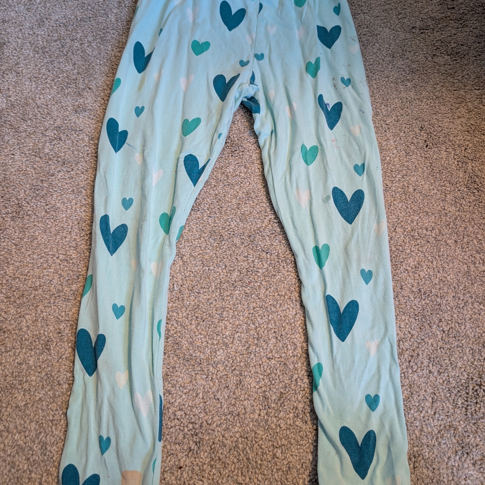 Heart Patterned Pajama Pants